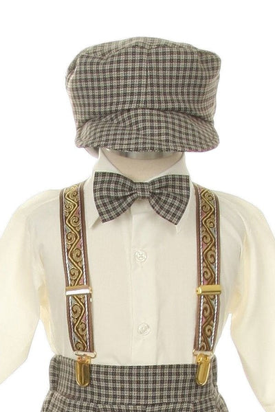 Boy Suspender and Bow Tie Suit