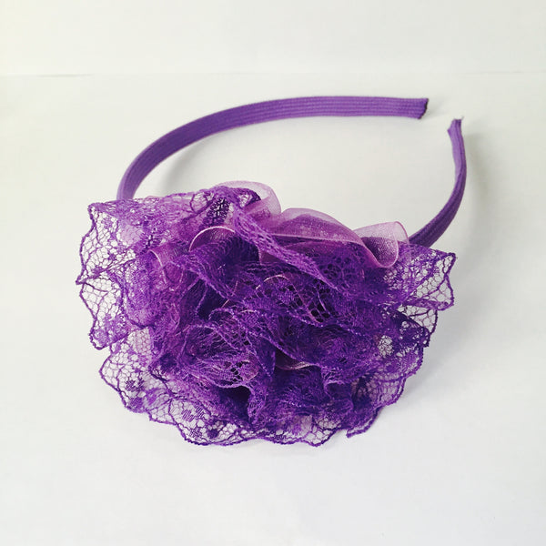 Headband with Lace Flower