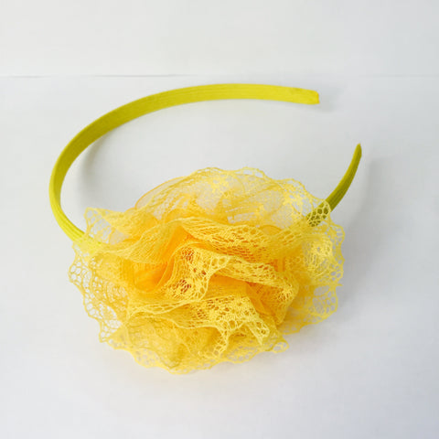 Headband with Lace Flower