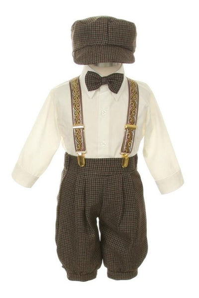 Boy Suspender and Bow Tie Suit