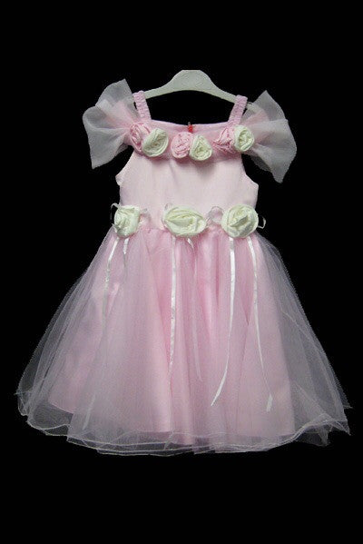 Baby Pink Flower Dress